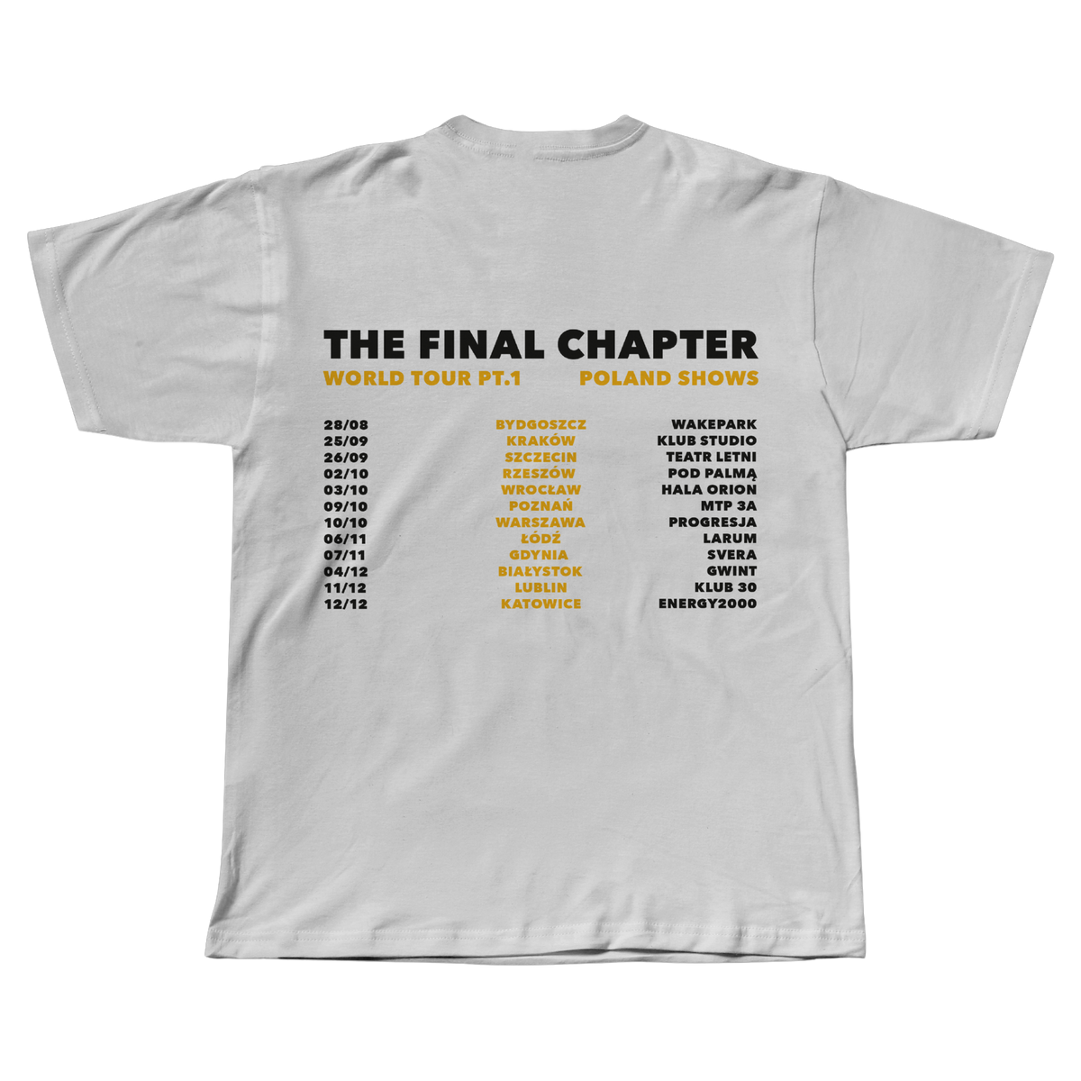 ATB THE FINAL CHAPTER T-SHIRT WHITE